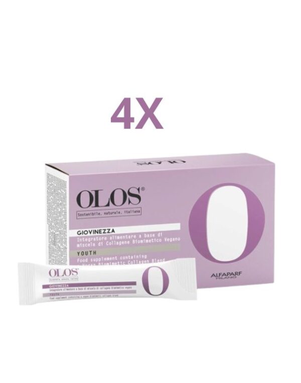 OLOS Integratore Di Giovinezza Trattamento Completo 4x14x10ml
