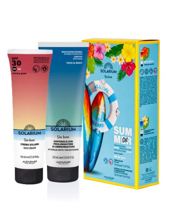 SOLARIUM Sea Lover Crema Solare Summer Set Viso Corpo SPF30