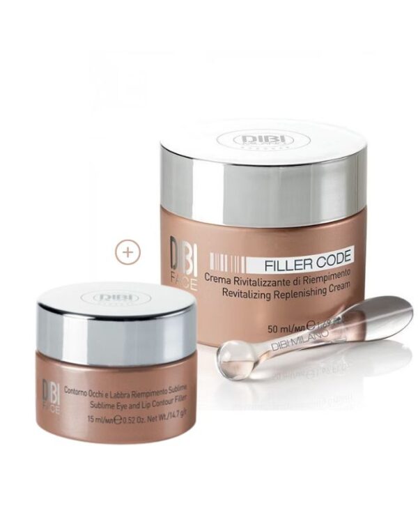 DIBI Filler Code Kit Convenienza Crema Viso rivitalizzante Riempimento + Contorno Occhi Labbra