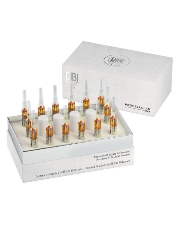 DIBI Procellular 365 Trattamento Viso Bi-Liquido Pro-Recovery 14 Fiale da 2ml